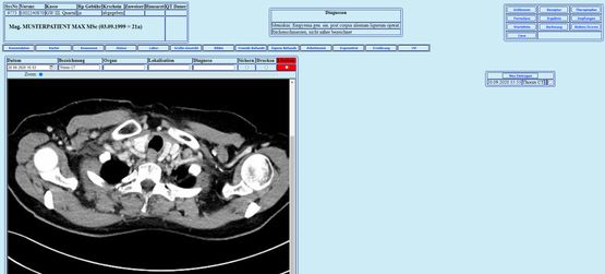 Software für den Überblick der Daten von Patienten